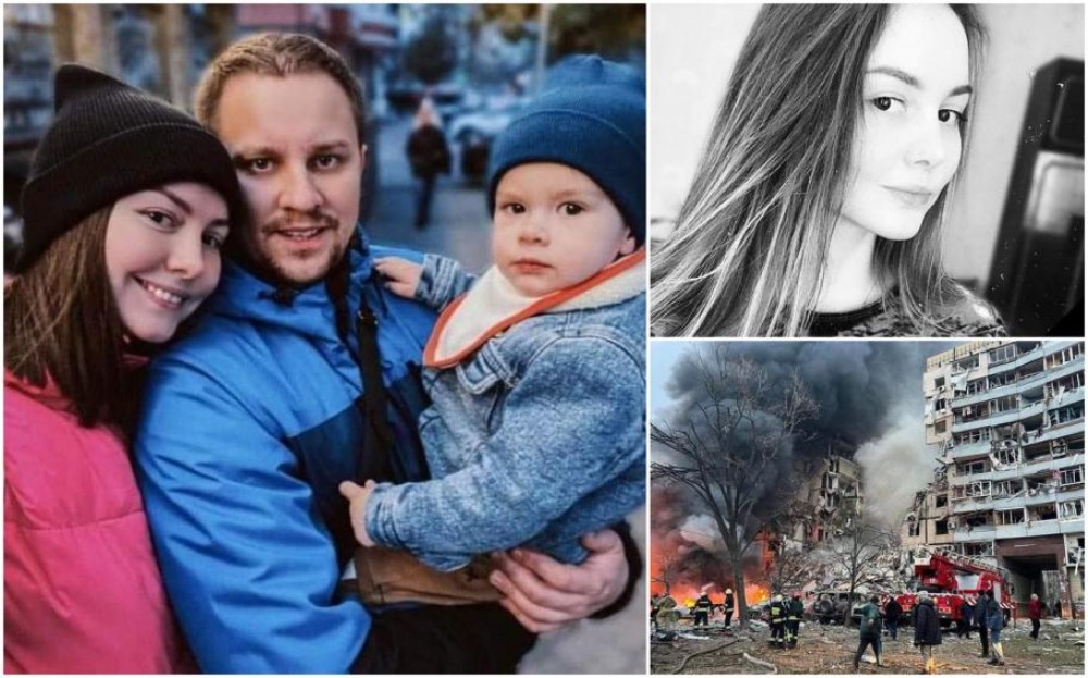 FOTO/VIDEO: Putin a omorât încă o familie. Tatăl a fost aruncat de la etajul 7, mama a pierit arsă, iar fiul lor încă nu a fost găsit
